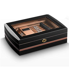 YUTRD ZCJUX Cigar Box Cigar Humidor for Circa, con igrometro e umidificatore in Legno Scatola di sigari