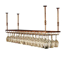 HJ-Golf Rack per armadietti per stoccaggio per Goblet Porta Bicchiere Calice Sospensione Bicchiere da Vino Portapiatti da Appendere for Vino Staffa di Ferro per Bottiglie di Vino per Vino