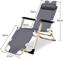 Zero Gravity Lettino prendisole, sdraio da giardino reclinabili Lettini e sdraio Mobili da esterno Letto pieghevole con cuscino per spiaggia Piscina Patio esterno Giardino Campeggio 100 kg max (Colore