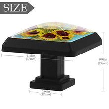 Fiori dipinti a mano 3 PCS Pomelli per Porta, Pomolo per Mobile, Pomelli per Mobili con Viti, Maniglia per Armadietto, Pomelli per Porta, Pomelli per Cassetti per Porta, Armadio, Cassetto e Credenza