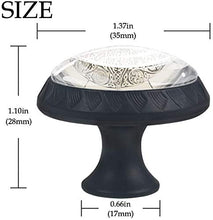 Blue Cloud Pomelli per Porta Set di 4 Pomelli per Mobili Manopole per Cassetti Cucina Armadio Vetro