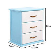 Comodino JT- Cassettiera in legno massello, resistente, adatto per camera da letto, soggiorno, ecc. durevole (colore B).