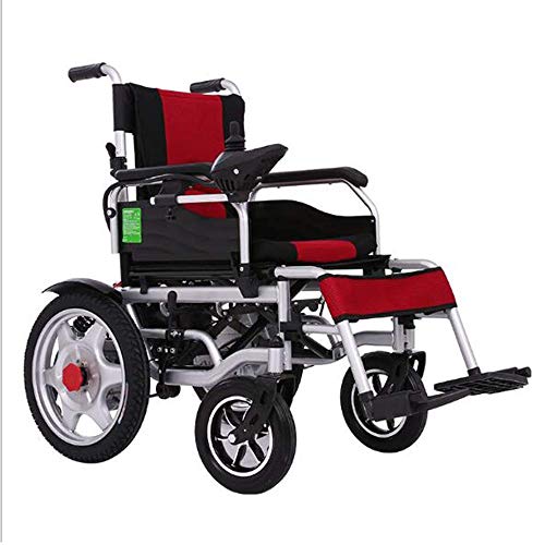 FTFTO Accessori per la casa Sedia a rotelle elettrica Pieghevole per Anziani disabili Scooter Intelligente per Anziani Sedia a rotelle per disabili Pieghevole (Manuale/Automatica) può Essere cambiata