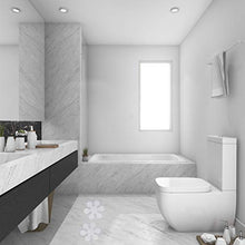 Cabilock 20 Pezzi Strisce Adesive di Sicurezza Antiscivolo con Fiocco di Neve Strisce Adesive per Vasca da Bagno Decalcomanie Antiscivolo per Vasca da Bagno (Bianco)