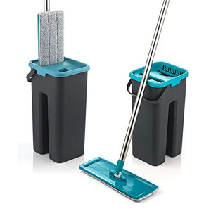 SSAYY Spray Mop Straccio Piatto Spugna E Secchio Straccio A Mano Libero Pulizia del Pavimento Mop Mop Pad in Microfibra Uso Umido O Asciutto su Piastrelle in Legno Laminato