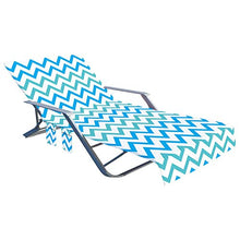 Fodera per sedia a sdraio, fodera per lettino da piscina con tasche laterali portaoggetti Asciugamano da spiaggia in spugna microfibra per sdraio in piscina per prendere il sole 82"x29"