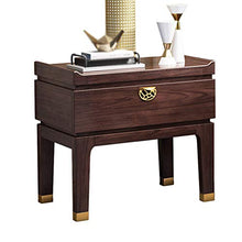 Comodini in stile cinese, armadietti in rovere rosso, comodini, comodini, tavolino da salotto robusto e durevole, tavolino da caffè multifunzionale con cassetti, utilizzato in uffici e dormitori