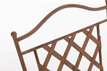 CLP Sedia Outdoor in Ferro Adara I Sedia Esterno con Braccioli I Sedia Stile Rustico Nostalgico per Balcone, Colore:Bianco Crema