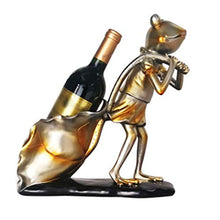 Wine Rack Tutela Dell'ambiente Resina Frog Artigianato Wine Rack Decorazione, Per La Cucina, Bar, Dispensa, Cantina, Basement, Controsoffitto, L'armadietto,Champagne