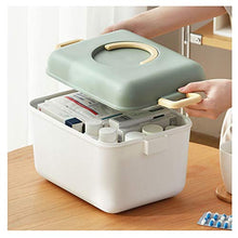 Scatola per Medicinali Medicina di sicurezza, pronto soccorso Box Storage Box, Portable Storage Box, scatola con coperchio e manico, Portable Multi-Function Box Contenitore per Medicinali