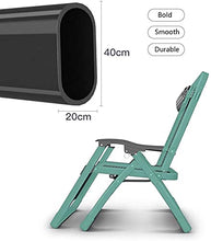 HaoLi Sedie da Giardino, Poltrona reclinabile, Sedia Oversize Regolabile a gravità Zero, Patio Pieghevole per Esterni con batuffolo di Cotone, Supporti 150 kg, Lettino Prendisole