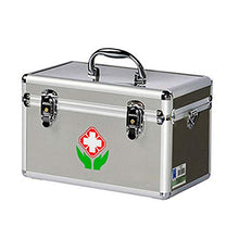 MYHZH Serratura First Aid Box Blocco di Sicurezza Medicina Scatola con Maniglia Portatile 24.5X15X16 cm