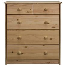 vidaXL Cassettiera 75x35x80,5 cm in Legno Massello di Pino