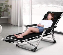 HaoLi Lettino Prendisole Pieghevole sedie da Giardino Set di 2 sedie, Sdraio reclinabili Sedia, Pieghevole Giardino Spiaggia Sdraio, Ufficio Balcone pisolino Tempo Libero Siesta