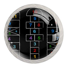 Gioco della campana 4 PCS Pomelli per Porta, Pomolo per Mobile, Pomelli per Mobili con Viti, Maniglia per Armadietto, Pomelli per Porta, Pomelli per Cassetti per Porta, Armadio, Cassetto e Credenza