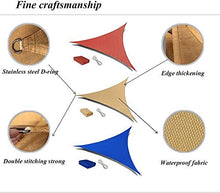 Vele parasole LQ Parasole Sail Triangolo Canopy, Spessa Ombra Esterna Block, Impermeabile, Resistente, Resistente allo Strappo, for la Piattaforma, Patio, Pergola, Giardino, Panno all'ombra
