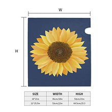 Copertura magnetica per cassetta postale con motivo girasole, design unico, per giardino, cortile, dimensioni standard, 53 x 45 cm
