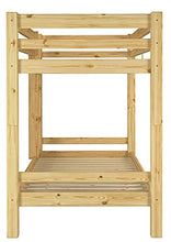 Erst-Holz Telaio Letto a Castello 90x200 per Bambini in Pino massello divisibile 60.09-09oR