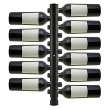 CHICIRIS Portabottiglie da Parete per Cucina in Acciaio Inossidabile, portabottiglie da Parete, portabottiglie Tubolare Verticale Portabottiglie da Parete