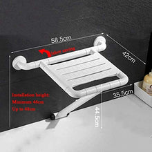 Sgabello da doccia Sgabello da bagno bagno pieghevole Sedile for doccia Sgabello Bagno Doccia Accessibilità Panchina bagno di supporto con Widen robusta doccia da tavolo e di supporto Gambe sgabello b