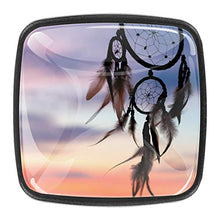Acchiappasogni sullo sfondo del tramonto Pomelli per Porta Set di 4 Pomelli per Mobili Manopole per Cassetti Cucina Armadio Vetro