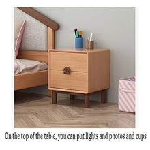GXT WGZ- Comodino Camera Locker, Camera da Letto Comodino, Soggiorno Locker, Living Room Divano Fianco del Mobile (Color : Wood Color)
