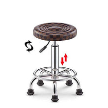 Bar Stool Sgabello per Sedia da Massaggio con Rotelle Rotante, Sgabello da Salone Rotante Idraulico Regolabile con Seduta Girevole Sgabello da Bellezza Sgabello da Parrucchiere - Pelle Pu