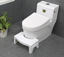Toiletsquat Sgabello da Toilette Pieghevole | Sgabello Medico da Toilette | Migliore Postura Seduta Sulla Toilette | Aiuto per i Bambini | Contro la Stitichezza e le Emorroidi (Pieghevole)