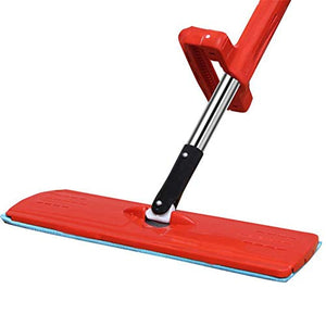 SSAYY Spray Mop Mop Rotanti per Uso Domestico Rotanti A 360 Gradi Mop per La Pulizia del caffè Rosso E Leggero