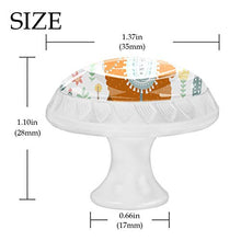 Pianta di alpaca 4 PCS Pomelli per Porta, Pomolo per Mobile, Pomelli per Mobili con Viti, Maniglia per Armadietto, Pomelli per Porta, Pomelli per Cassetti per Porta, Armadio, Cassetto e Credenza