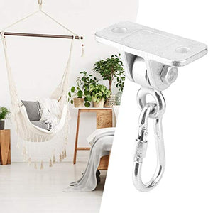 DAUERHAFT Hardware per Altalena con Fibbia per Amaca Resistente alla corrosione in Acciaio Fuso, per Uso Interno, per Uso Esterno, per altalene Yoga, per Amaca