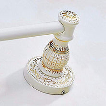 PYROJEWEL cremagliera Mensole for Bagno Scaffale Rack Barra di Sospensione Singolo palo Bianco Un Rack Ciondolo Bagno Hardware mensola da Bagno