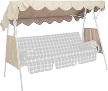 Angerer Tetto del Dondolo 200 x 120 cm, qualità Swingtex, Colore Blu