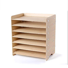 Schedario Classificatore Verticale Cartella del Desktop, Portariviste in Legno Scaffale per Cancelleria A più Piani, Forniture per Ufficio O Articoli per La Casa (Size : #16)