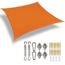 AMY-ZW Sun Basy Sail Rettangolo con Hardware Fixing Kit Corde Giardino Patio Party Tenda del Cortile Tarp Beach Playground Picnnics Outdoor Camping Rifugi Shack Sunscreen Baldaggio Solare Dono