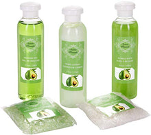 BRUBAKER Confezione Regalo Bagno e Cura 10 Pezzi in Comodo Armadietto Bianco - Avocado