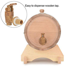 GOTOTOP 5L/10L Botte di Vino Dispenser,Vino Barile Oak Barrel con Rubinetto,Barile per Barile di Legno per archiviazione o Aging Wine (5L)
