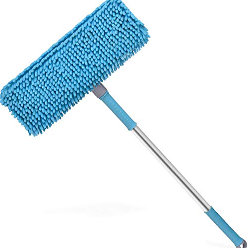 SSAYY Spray Mop 41 * 12Cm Rettangolo Pulizia della Casa Cuscino in Velluto Corallo Ciniglia Sostituisci Mop Lavabile Mop in Microfibra per Pavimenti