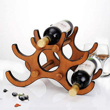 LHQ-HQ 6 Bottiglie Wine Rack, controsoffitto Free-Supporto del banco di stoccaggio del Vino, del risparmiatore dello Spazio di Protezione for Rossi Vini Bianchi