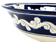 Cristal – Lavandino messicano in ceramica – Cerames | Vasca 40,5 cm x 15 cm | Lavabo da appoggio in Messico per bagno, ospiti, WC