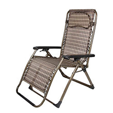Sywlwxkq Sedie Heavy Duty Zero Gravity, Sedie da Spiaggia, Sedia reclinabile Pieghevole, Giardino Patio in Spiaggia Campeggio, Lettino Prendisole, Lettini Prendisole, Larghezza Super 68CM