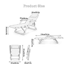 HXCD Sedia a Sdraio a gravità Zero per Giardino, Sedia a Sdraio Pieghevole reclinabili Pieghevoli in Metallo Resistente Lettino reclinabile Rilassante Portatile mobili da Giardino per Prato all'a