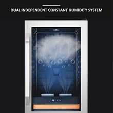 Armadio per Sigari A Temperatura Costante Intelligente per La Casa Humidor per Sigari da Ufficio Mensola in Legno di Cedro Sistema di umidità Intelligente (Color : Black, Size : 45x52.5x72.5cm)