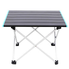 Les-Theresa Tavolo Pieghevole Tavolo da Campeggio Pieghevole Piccolo Tavolo da Spiaggia Portatile per Picnic all'aperto Cucina Backpacking RV Travel