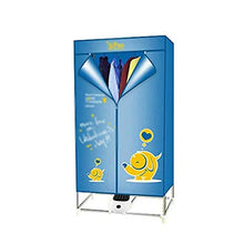 NXYJD Piccolo Mini Asciugatura Armadio, Grande capacità asciugatrice, delle Famiglie Rapida stendere i Panni Portatile asciugatrice (Color : Blue)