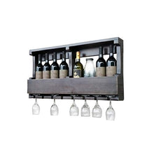 BINGFANG-W Wine Rack Legno a Parete Cabinet, Bottiglia di Champagne Bagagli Mensola Supporto dell'esposizione Portavini