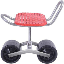 AAGYJ Carrello da Giardino Sedile da Lavoro a rotolamento Carrello da Giardino Sgabello Carrello Carrello Scorrevole Sgabello Sedile Girevole Regolabile a 360 Gradi Prato Esterno Cura diserbo