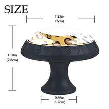 Set di 4 maniglie rotonde per armadio da cucina, credenza, cassettiera, cassettiera, con viti, per cucina, comò, armadietto, bagno, armadio, tribù