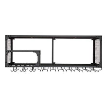 Splendidamente Portabottiglie Peaceip Ferro Appeso A Parete Doppio Bar Ristorante Bar Decorazione Capovolto Porta Bicchiere Casa (Dimensioni: 150cm)