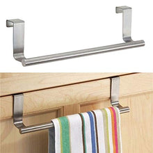 TankMR mensola da bagno con doppio portasciugamani da parete in acciaio inox antiruggine, 23 cm